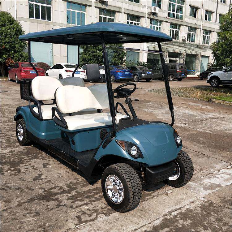 2025新款四座低速新能源老年人家用代步48V4KW四轮电动高尔夫球车
