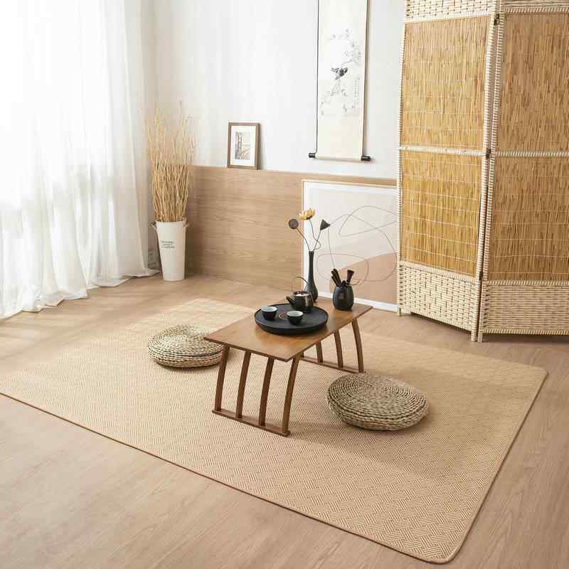 新款直销夏季家用客厅铺地卧室铺床可清洗印花凉席 学生宿舍铺地