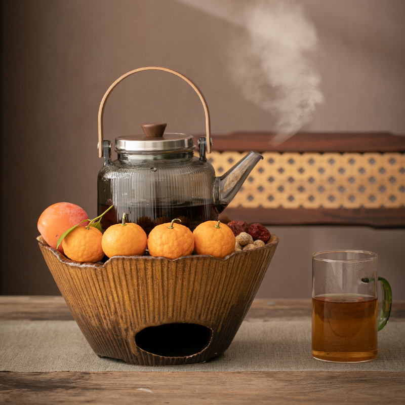 罐罐茶煮茶器套装炭火炉围炉茶室内炭炉茶壶火炉户外老式碳炉煮茶