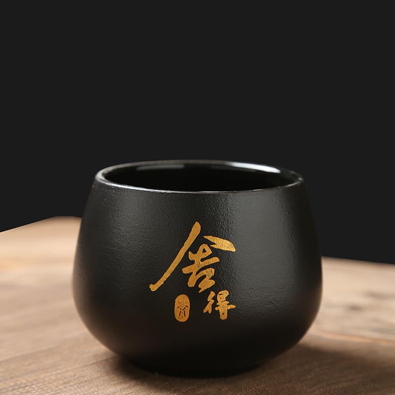 陶瓷罐粗陶桌面茶渣缸桶茶洗杯洗废水缸大小号水盂茶具配件家用