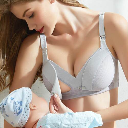 Maternity Nursing Bra Pregnant Women Mother Mama Open Breast