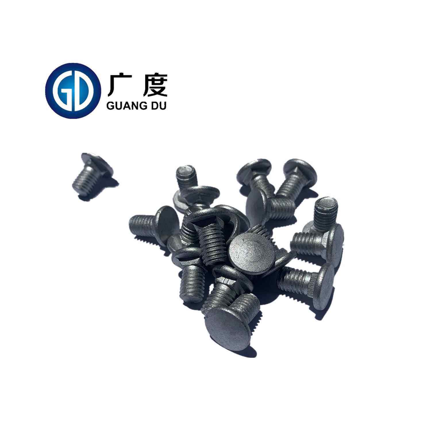 源头厂家螺达克罗桥架套螺丝517马车螺栓配法兰母