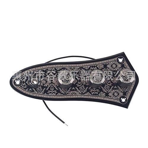 乐器配件吉他配件JB线路铁板野草花纹