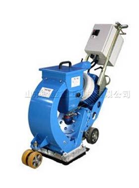 VWS标志线路面抛机  斑马线人行横道清理手推式水机平丸移动式抛