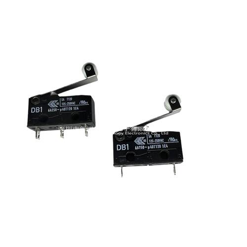 DB1C-A1RC 微动开关, 微型, 辊式杆, SPDT, 焊接, 6 A, 12 VDC