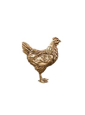 黄铜纯铜摆件桌面公鸡装饰摆件