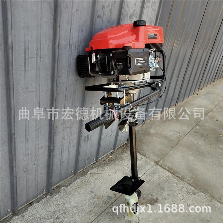 大马力汽油船挂机 船尾立式马达推进器 挂浆机价格