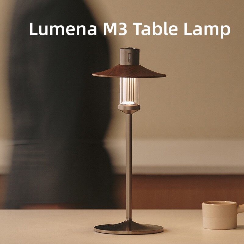 韩国lumena M3露营灯木质灯罩套装led充电多功能帐篷营地灯手电