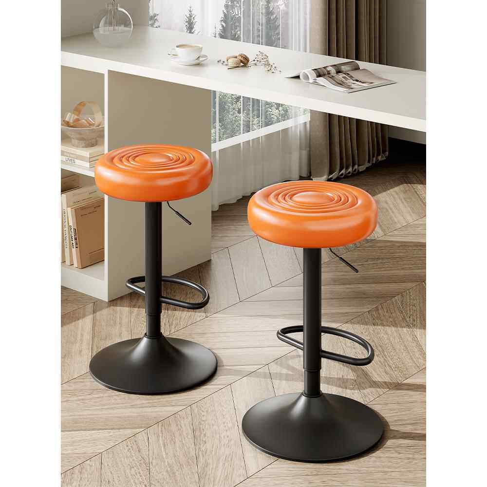 吧台椅升降椅子圆凳家用现代简约酒吧椅收银前台旋转高脚凳吧台凳,商业/办公家具,酒吧椅,淘宝优惠券,粉丝福利购,淘宝优惠卷