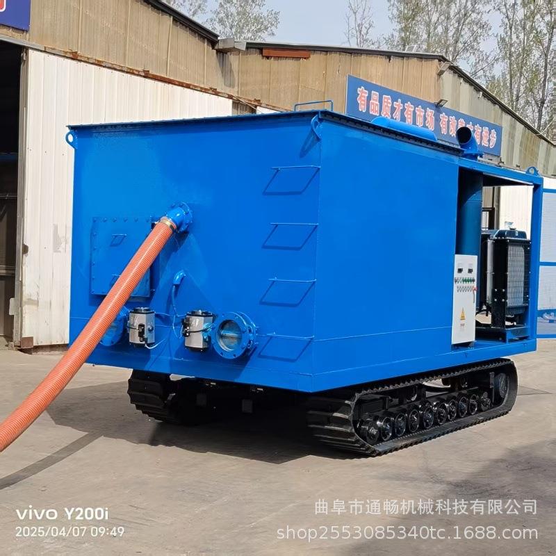 电粉房煤灰装车吸灰机库清灰IVA负压输送机 车自厂卸4.2米方箱吸