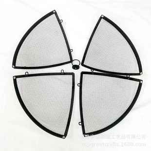 圆DR 火盆网盖烧烤取暖炉碳炉 N0026户外烧烤桌可网罩铁艺炉拆形装