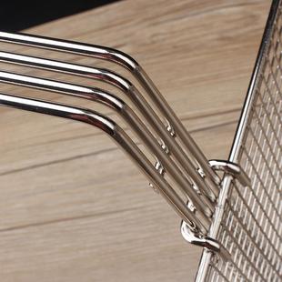 26G电炸 篮加长红电色薯长柄炸炸筛商用电炸炉炸鸡条大 26G镀