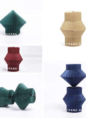 一匚现代简约新中式书房桌几何手工折纸摆件样板房售楼处软装饰品