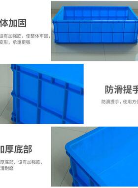 家厂供应JX1WQT12周转箱蓝色塑料周转箱水0果仓储运收纳转框
