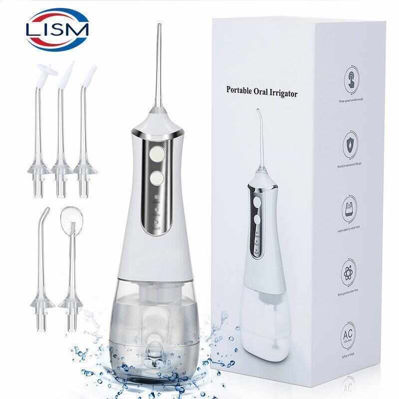 LISM Portable Oral Irrigator Water Flosser Dental Water Jet