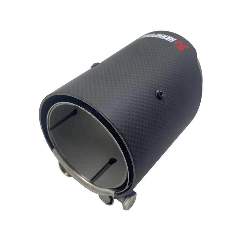 厂家直供适用BMW M2 M3 M4 MP系列单出斜口碳纤维不锈钢喷砂尾喉