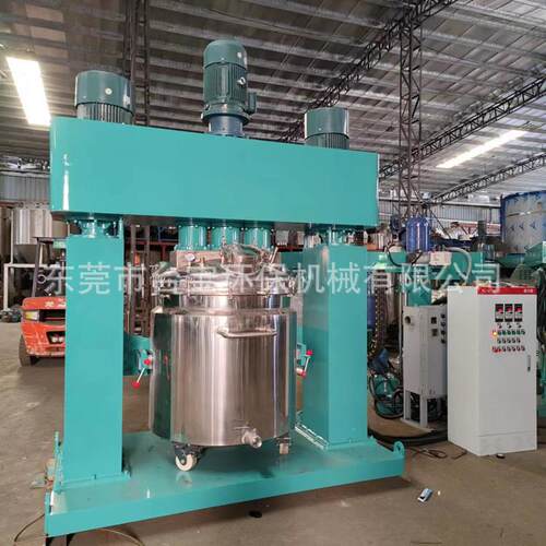 厂家直销龙门式粘稠膏体润滑油脂高粘度浆料三轴强力搅拌机