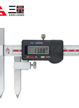游标卡尺200测-量量5 距距头锥 数显中心-卡尺具三10150mm中心300