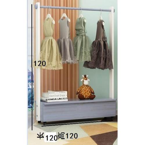 高档松木童衣架落儿地实衣木帽简约现代衣服架架子定做包邮挂衣架