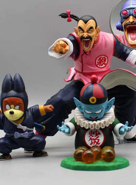 七龙珠Z 摩柯不思议 机械桃白白皮拉夫大王部下炒饭小舞手办摆件