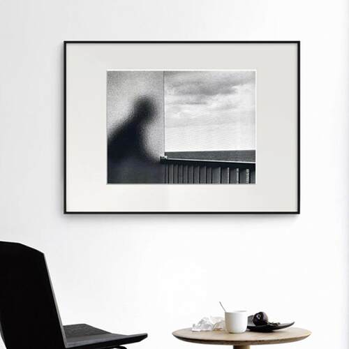 黑白怀旧复古挂画照片现代艺术装饰画样板间公寓简约壁画卡纸摆画