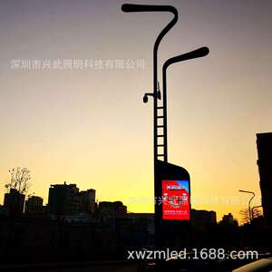 led智慧路灯智能广场灯庭院灯景观灯带监控充电桩深圳市兴武照明