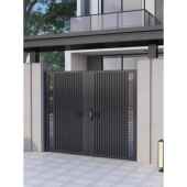 铝合金室外庭院大门庭院栅栏花园房屋门不锈钢铁制单双开双门