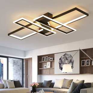 创意北欧led吸顶灯长方形客厅灯超薄简约现代大气家用卧室灯饰