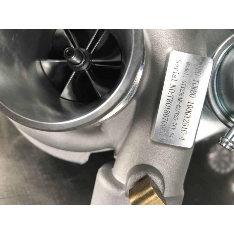改装汽车涡轮增压器 GTX2554R 滚珠轴承锻造叶轮 270匹 特博 TBO