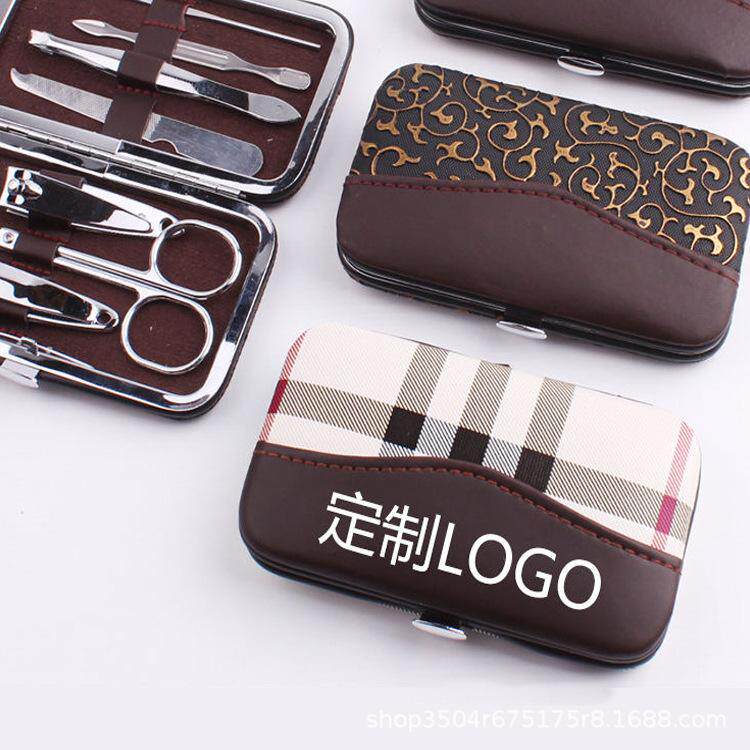 高档铁夹折叠老花眼镜盒子男女便携式老视镜套轻可穿挂皮带眼盒