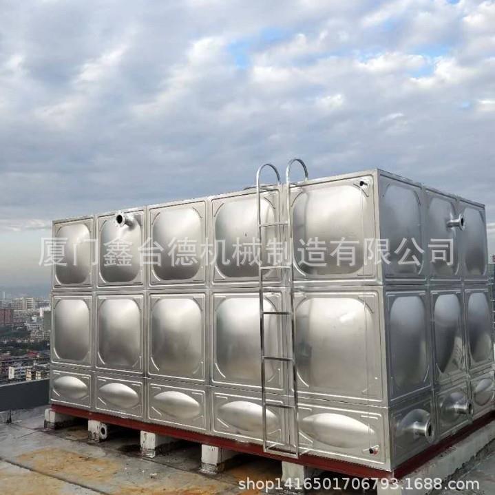 304不锈钢水箱 方形厂区生活水塔 玻璃钢保温蓄水水池