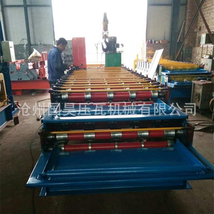 压瓦机冷弯机械全自动彩钢瓦设备840-900双层压瓦机械设备1