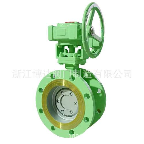 铸钢法兰蝶阀双向压金属硬密封蝶阀DS343H-25CDN200蜗轮高压阀门