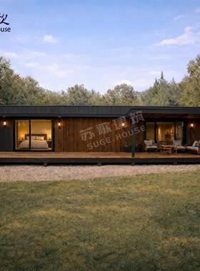 厂家直销现代简约风住宅集装箱改造创意住人模块化房屋设计安装