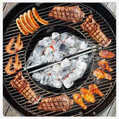 跨境新品 Barbecue charcoal basket 烧烤装木炭架 木炭收容器