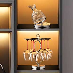 2025新款酒柜高档摆件红酒杯套装客厅装饰品餐边柜轻奢酒具酒架子