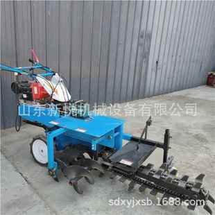 电条缆管道挖沟开槽914机 农用小开型链沟机 手扶走果自园挖沟机