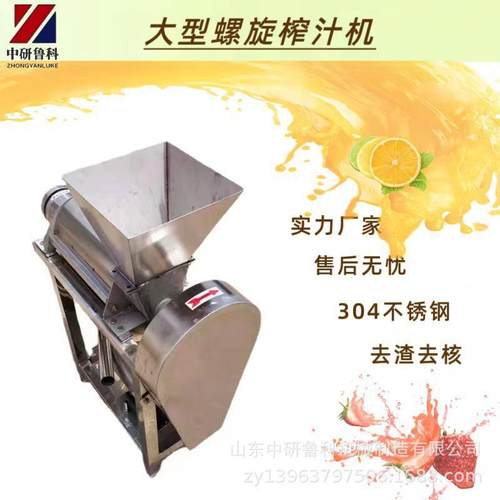 不锈钢黑枸杞生姜榨汁机 油桃去核打汁机 果蔬大型榨汁设备