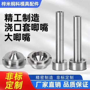 非标定制加硬浇口套灌咀唧嘴注塑机模具进料口带螺丝灌孔射叽配件
