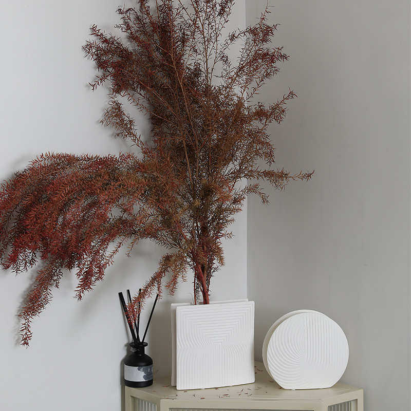 北欧轻奢白色陶瓷花瓶摆件陶瓷干花插花器客厅电视柜玄关餐桌装饰,家居饰品,花瓶,淘宝优惠券,粉丝福利购,淘宝优惠卷