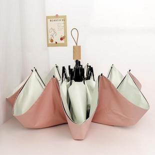 双层两面黑胶防晒超强防紫外线 线晴雨两用遮阳伞加厚遮阳伞定制l