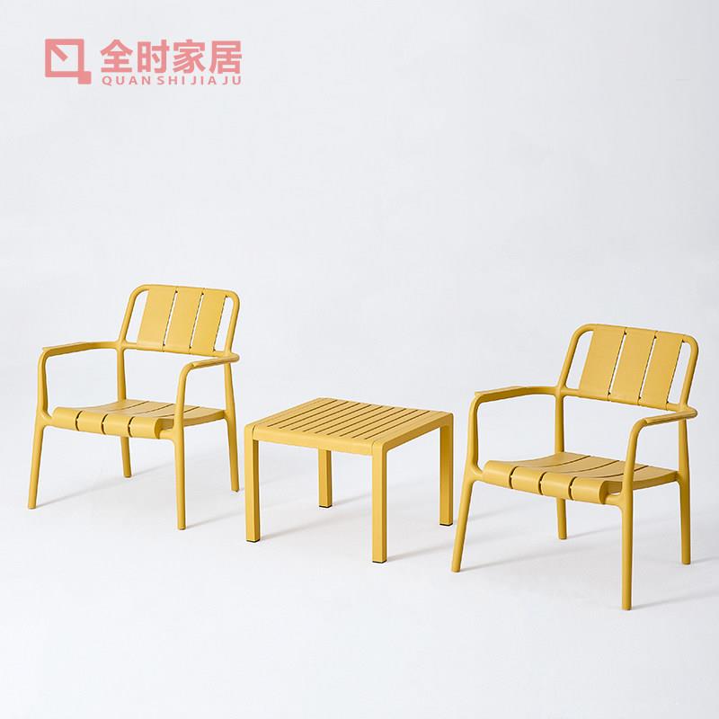 单户外阳台8073T人沙发水桌椅商塑料场沙滩餐椅别墅民宿防防晒茶