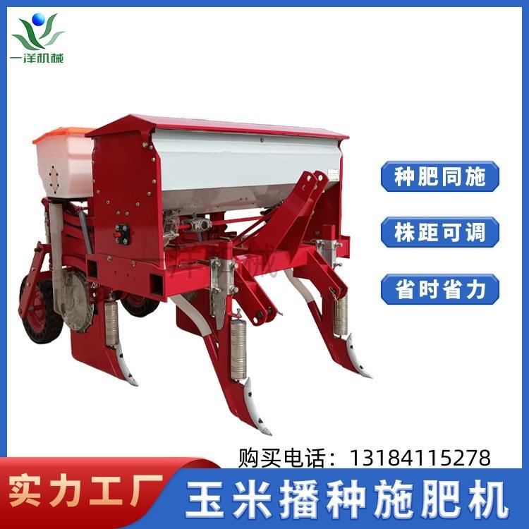 免耕悬浮玉米播种机 四轮拖拉机带玉米播种机 2-6行型号全