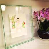 彩色亚克力挂墙相框塑料画框彩色亚克力相框摆台ins风写真海报相