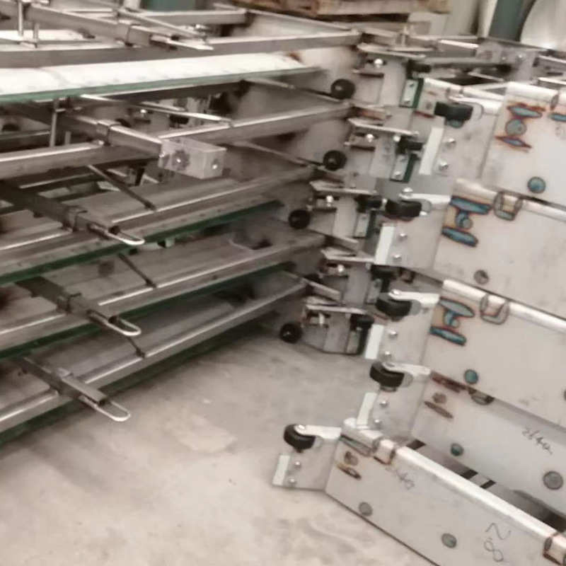 不锈钢自动刮粪机养殖场猪场刮粪板配件一拖二刮不锈钢清粪机设备