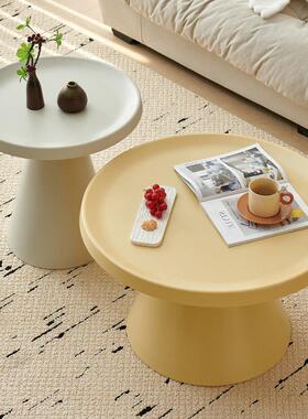 茶几厅家用沙发角几小户型简简轻约客奢高级感圆形网红极边几OBC