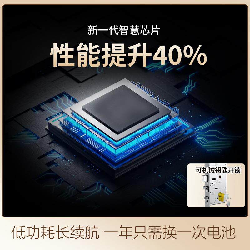 磁智木能酒店专用门锁CI刷卡锁宾馆门卡锁客房电子锁感应锁通YRI