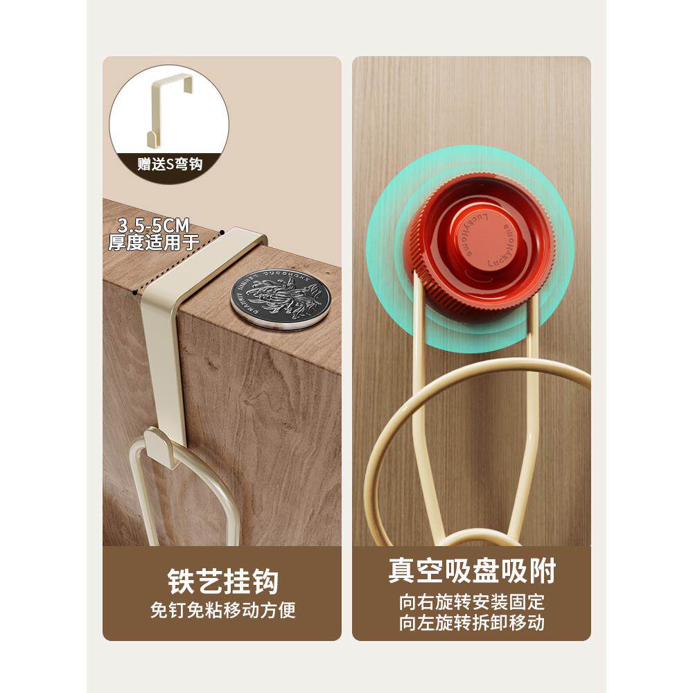挂帽子收纳整理神器衣柜棒球帽围巾多功能入户门衣帽架子托展示架