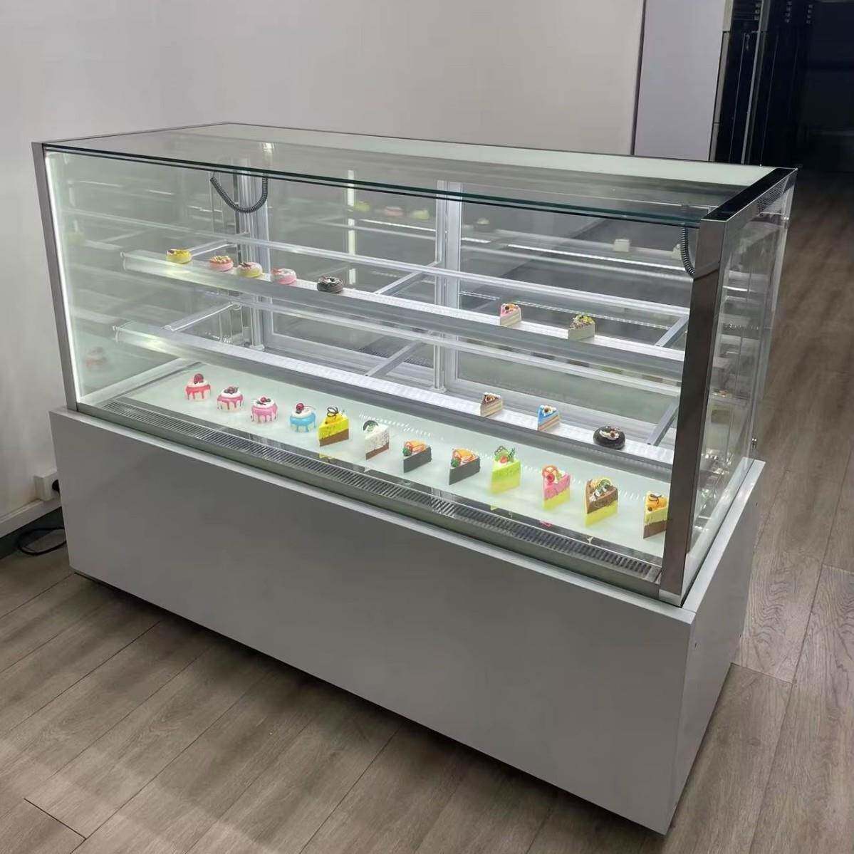 直角冰箱蛋糕柜慕斯展示柜巧克力冷藏柜源头工厂