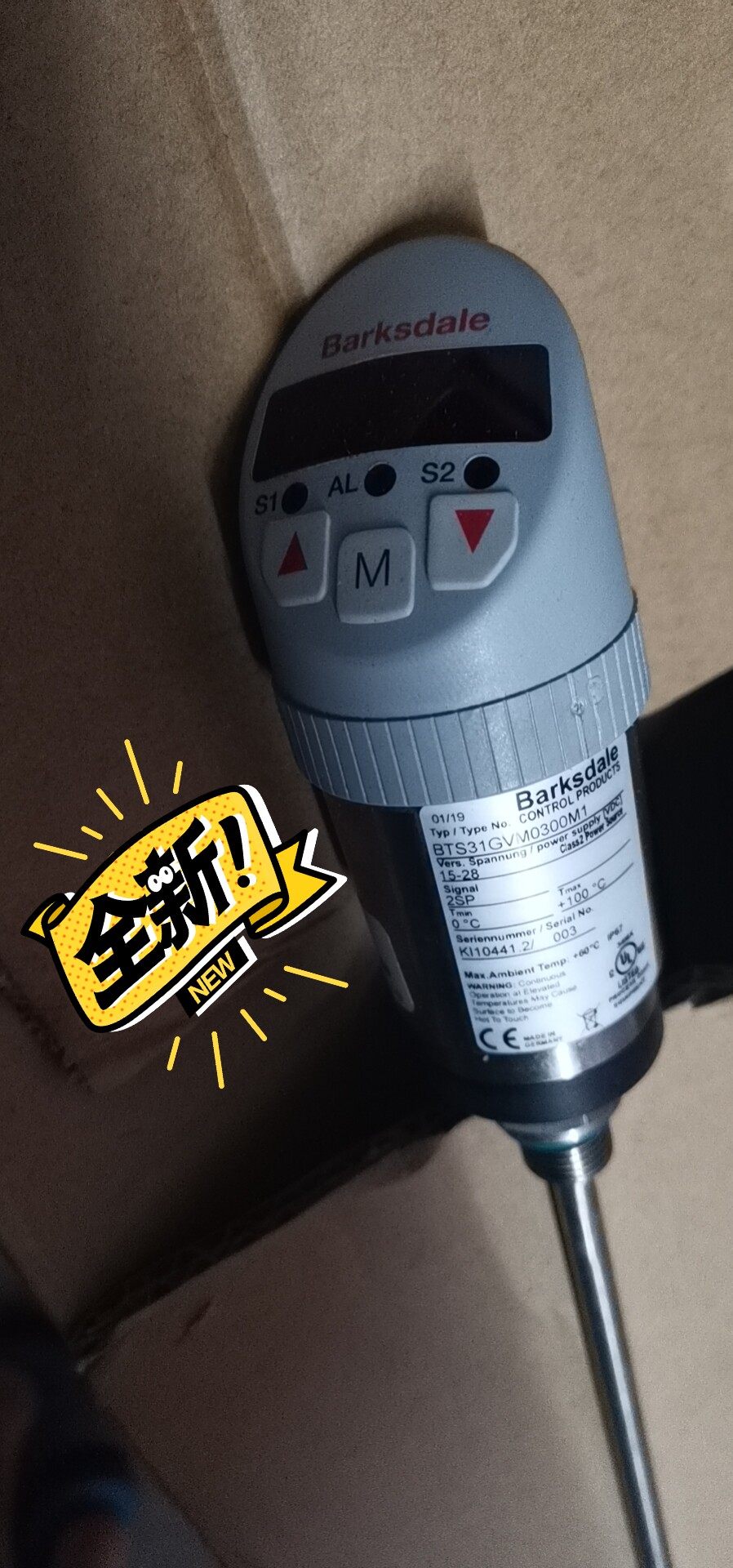 巴斯德液压传感器全新，可编辑数据